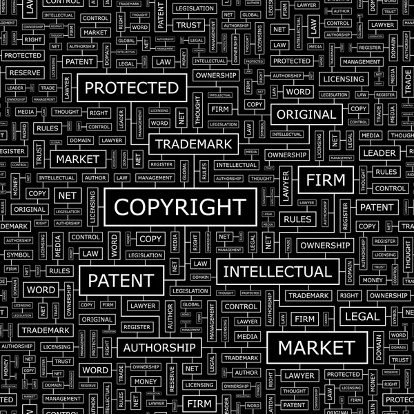 Prawa autorskie. — Wektor stockowy