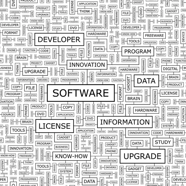 Programas informáticos. — Archivo Imágenes Vectoriales