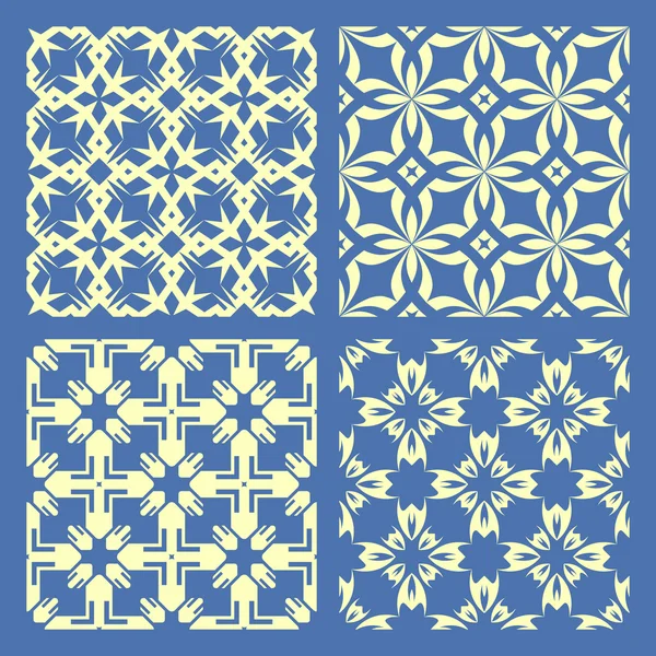 Naadloos geometrisch patroon. — Stockvector