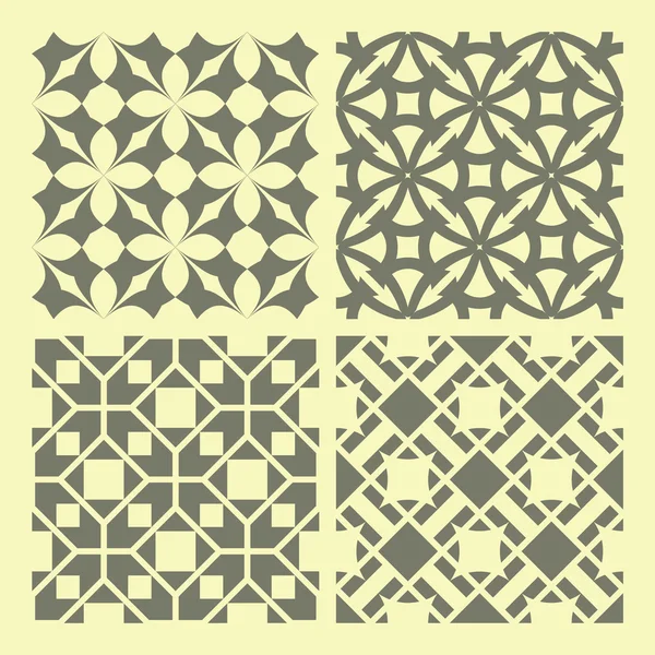 Naadloos geometrisch patroon. — Stockvector