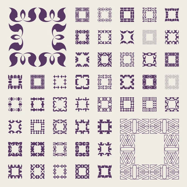 Collecte de différents éléments graphiques — Image vectorielle