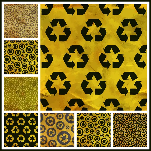 Recycle. Seamless pattern. — Stock Vector