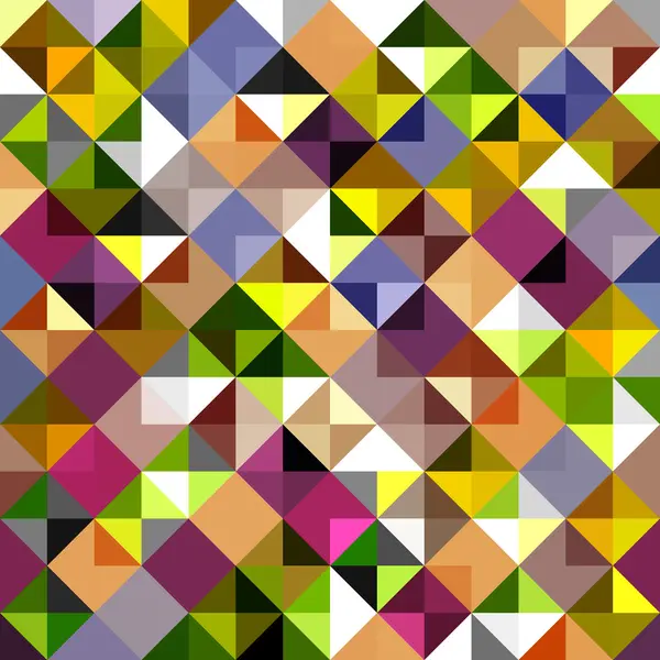 Seamless mosaic pattern — Stock Vector