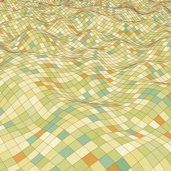 3D Mosaik Hintergrund. Vektorillustration. — Stockvektor