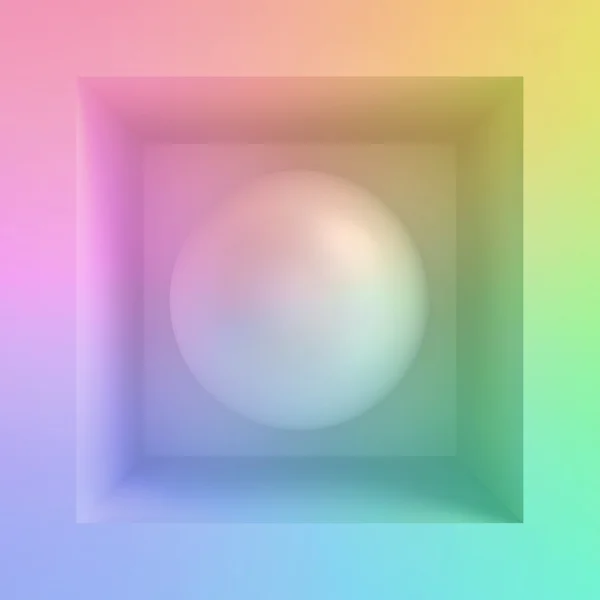 Esfera. Ilustración vectorial 3D . — Archivo Imágenes Vectoriales