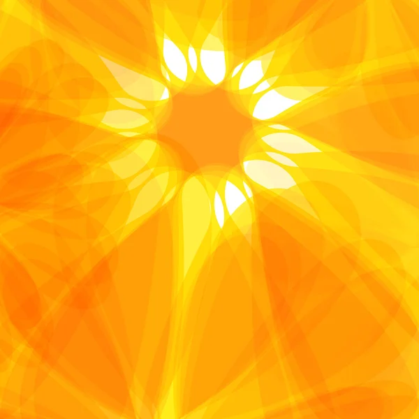 太陽の抽象的な背景。太陽エネルギーの概念 — ストックベクタ