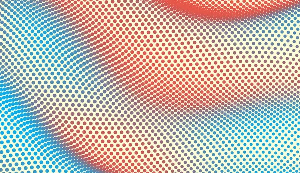 Fond Ondulé Pointillé Modèle Abstrait Pois Illustration Vectorielle Avec Particules — Image vectorielle