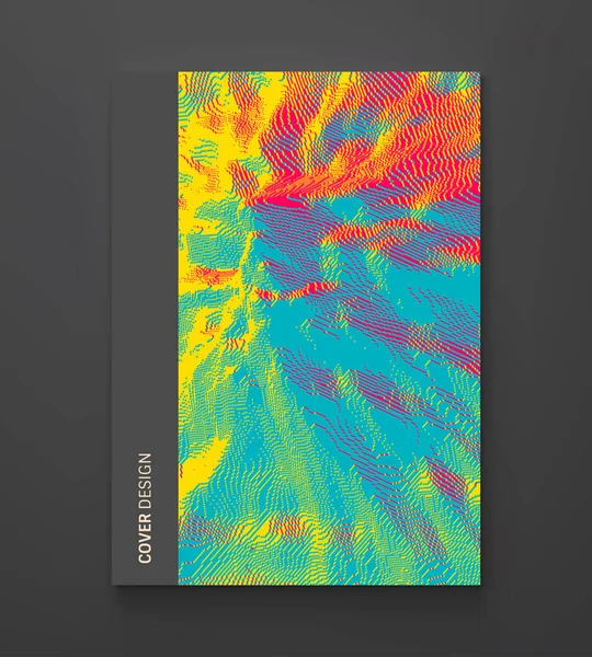 Sfondo Formato Blocchi Futuristici Texture Progettazione Macrostrutturale Volantini Poster Copertine — Vettoriale Stock