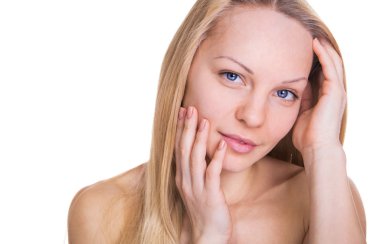 saf kadın genç güzellik