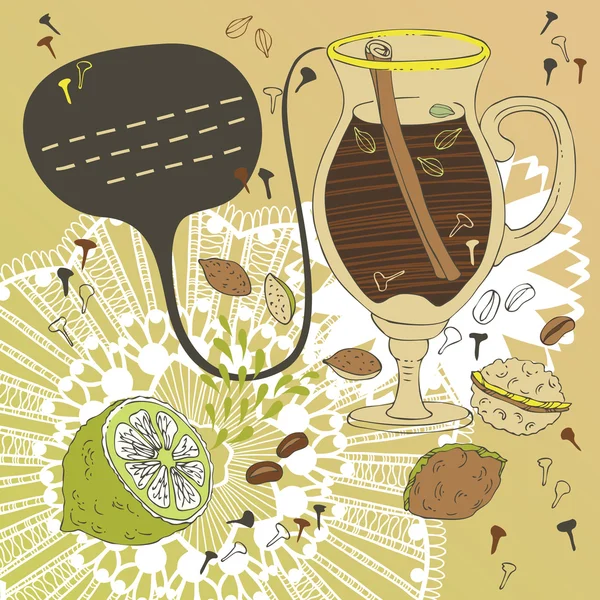 Café épicé — Image vectorielle