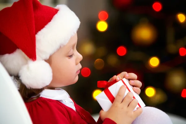 Menina de Natal — Fotografia de Stock