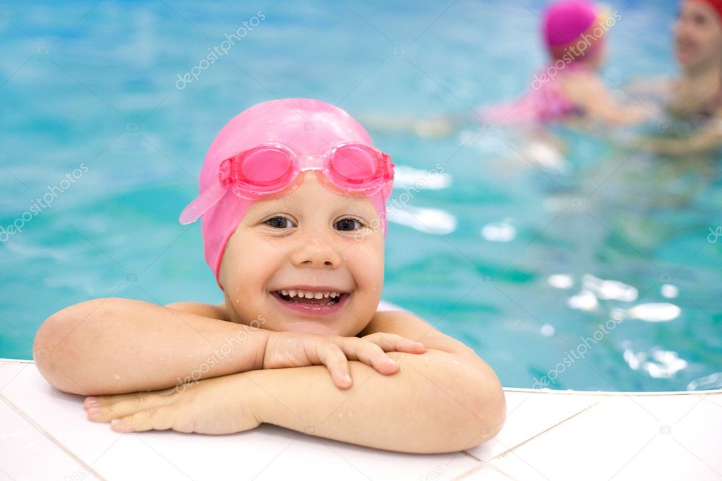 Baby swimmer