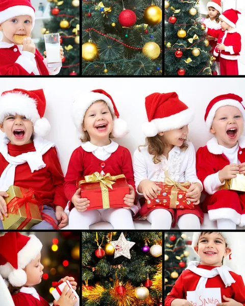 Kerstmis collage — Stockfoto