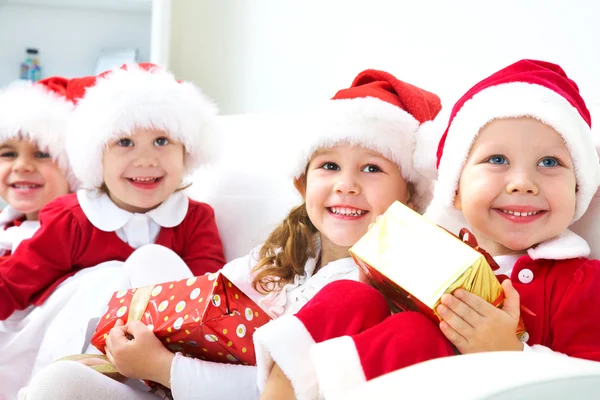 Divertente compagnia di Natale — Foto Stock