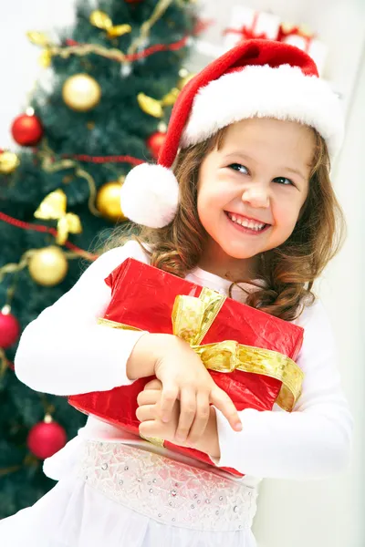 Weihnachtsmädchen — Stockfoto