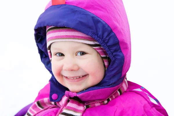 Adorable girl inwinter — Stock Photo, Image