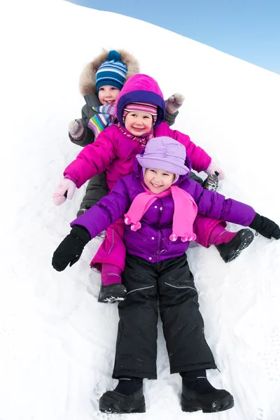 冬季儿童 — 图库照片