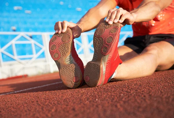 Läufer nach Lauf — Stockfoto