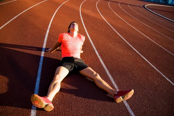 Läufer nach Lauf — Stockfoto