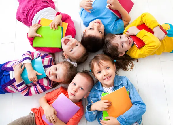 Kinderen van zes — Stockfoto