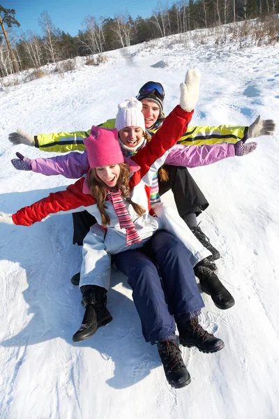 Divertimento invernale — Foto Stock