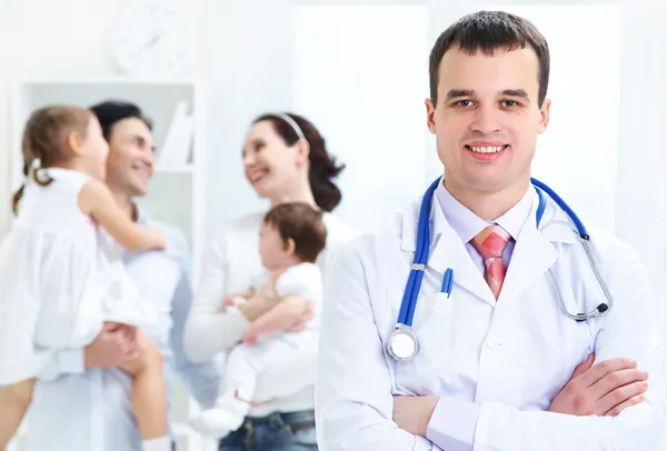 Family doctor Stock Image