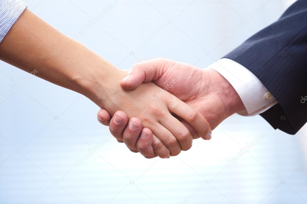 Business handshake