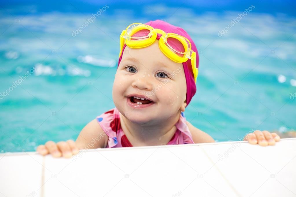 Baby swimmer