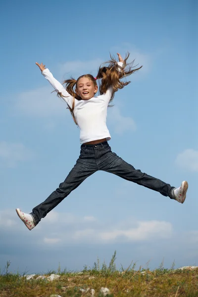 Glückliches Mädchen — Stockfoto