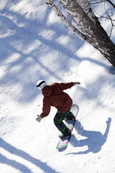 Extrém snowboard — Stock Fotó