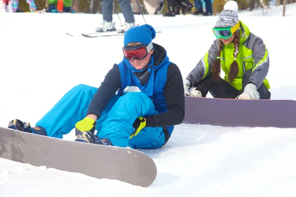 Winter entertainment — Stock Photo, Image