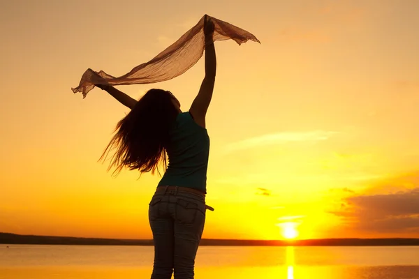 Pôr do sol — Fotografia de Stock