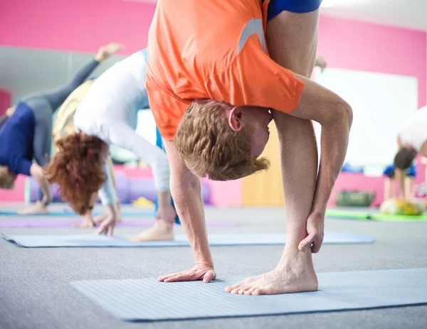 Yoga sınıfı. — Stok fotoğraf