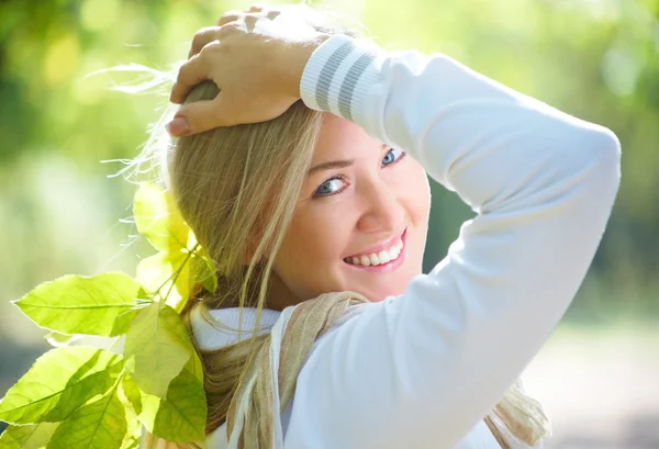 Schoonheid vrouw — Stockfoto