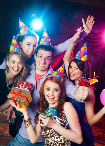 Birthday party at nightclub Royalty Free Stock Images