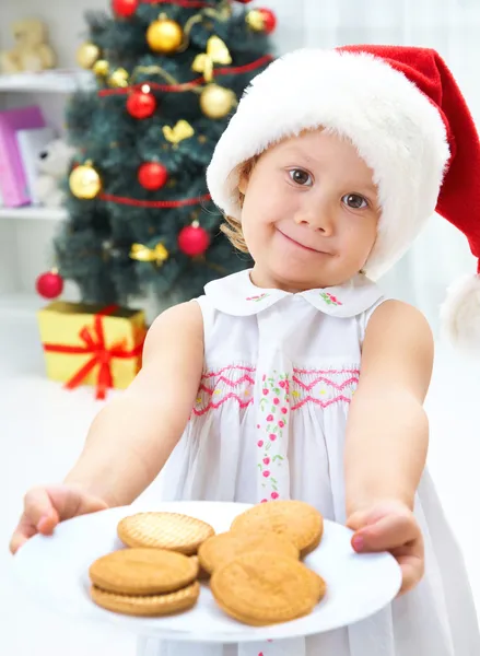 Kekse zum Weihnachtsmann — Stockfoto