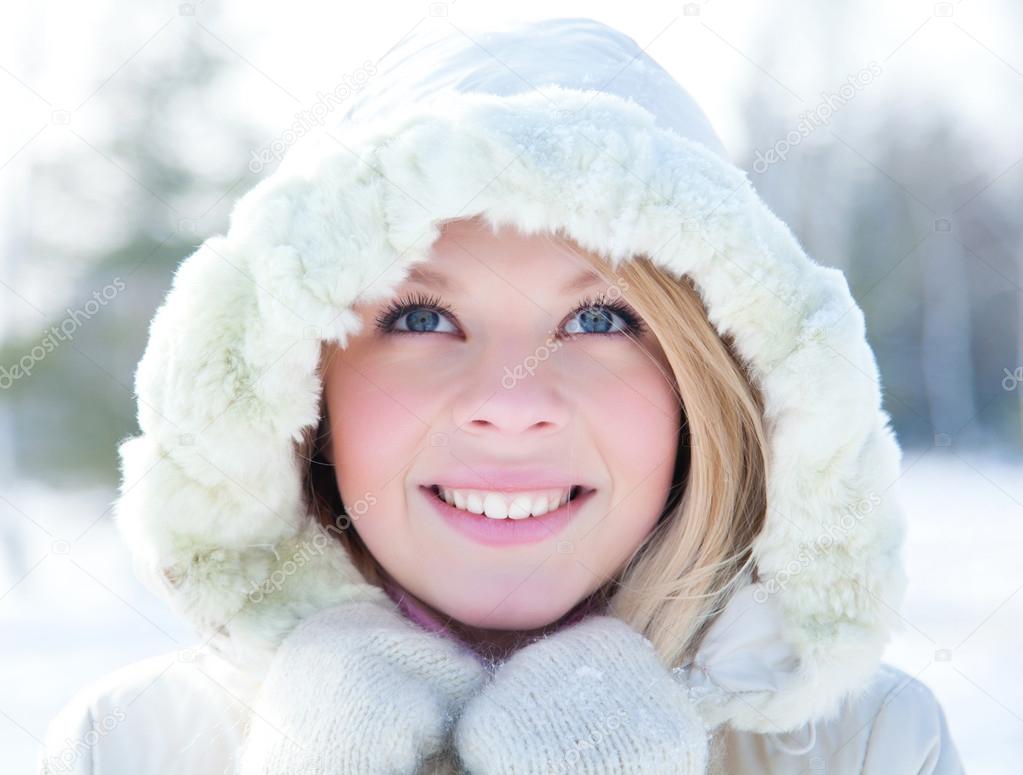 Winter girl ⬇ Stock Photo, Image by © yanlev #34815763