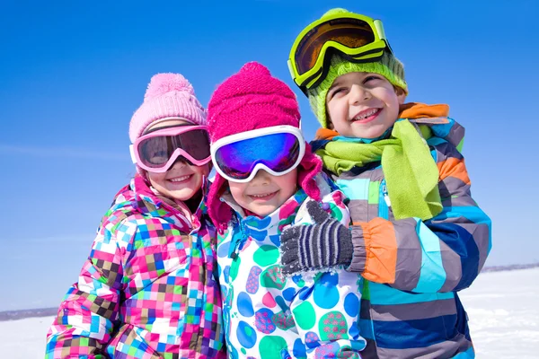 Kids in wintertime — Stock Photo, Image
