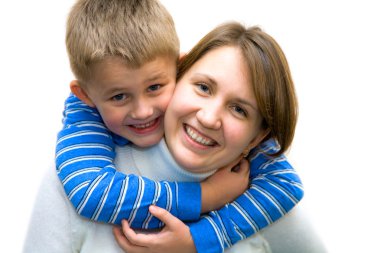 Mutlu anne ve oğul