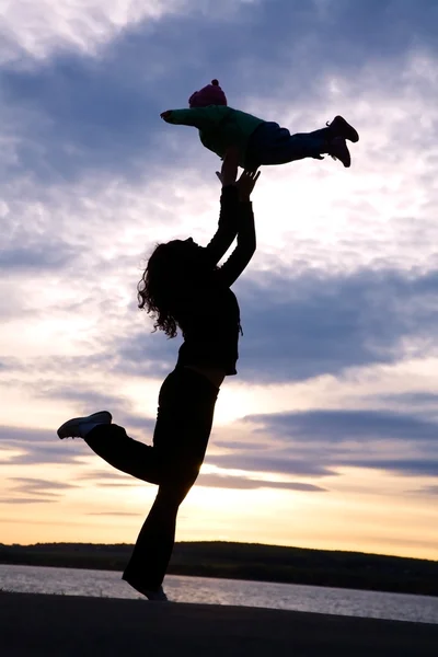 Mère avec enfant — Photo