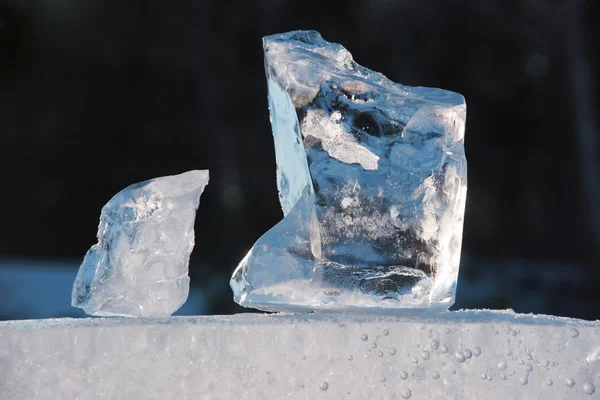 Ice splittrar — Stockfoto