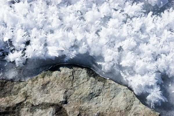 Is och sten — Stockfoto