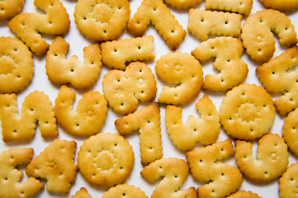 Salty crackers — Stock Photo, Image