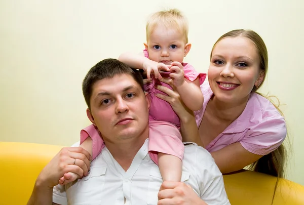 Familjeporträtt — Stockfoto