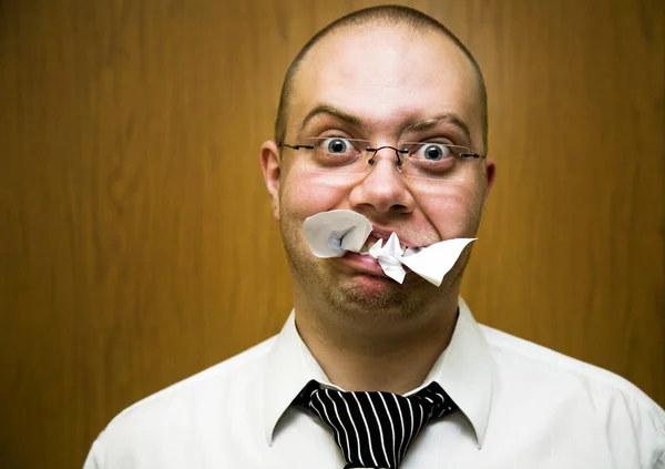 Businessman in glasses — Stock Photo, Image