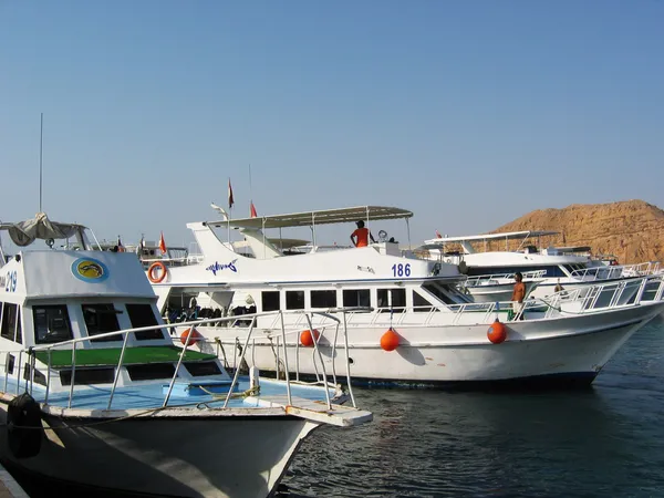 Sea boats — Stock Photo, Image