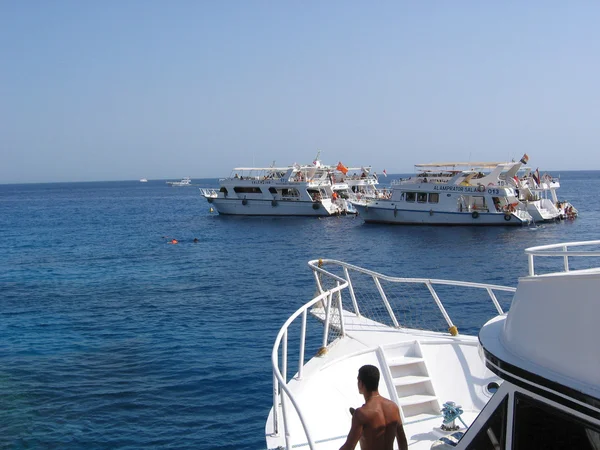 Sea boats — Stock Photo, Image