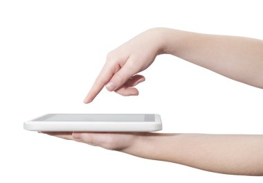 ekrana dokunma parmak