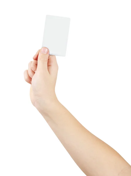 Showing card — Stock Photo, Image