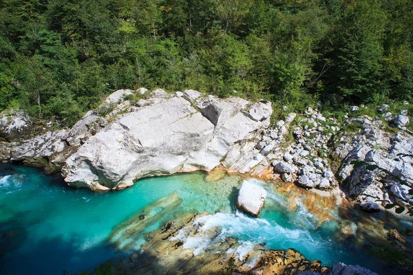 Fiume Soca, Slovenia — Foto Stock